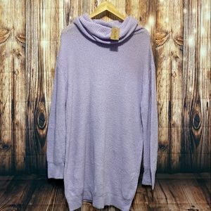 (NWT)Purple LUSH mock neck sweater dress